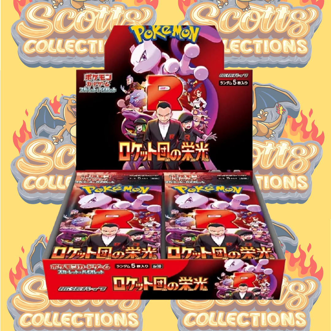 Pokemon Japanese Booster Box SV10 The Glory Of Team Rocket Factory Sealed 2025 Scarlet & Violet Set Pokemon Japanese Booster Box SV10 The Glory Of Team Rocket Factory Sealed 2025 Scarlet & Violet Set